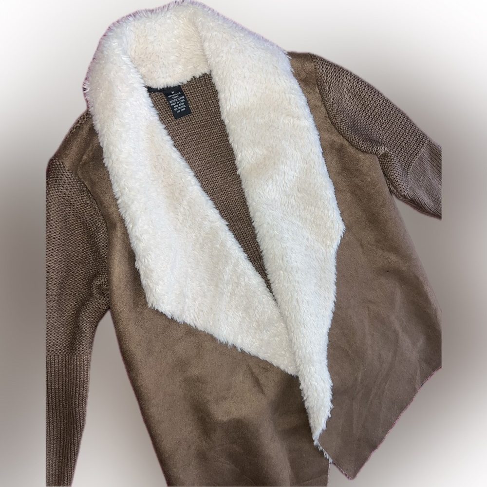Grace Elements Brown and Cream Jacket